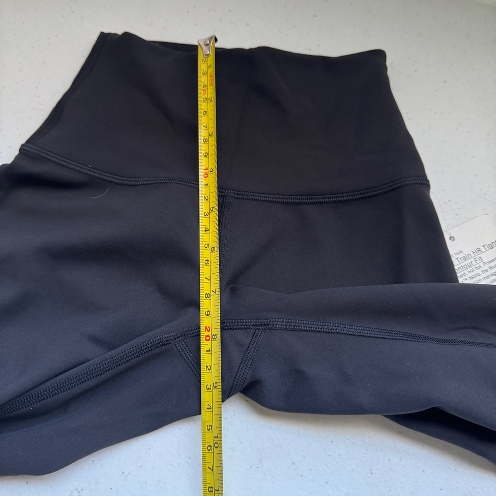 Lululemon Wunder Train HR Tight 25" Contour Fit Legging Womens Size 0 Black Yoga - Picture 8 of 10